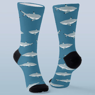 Black Tipped Reef Shark Socks