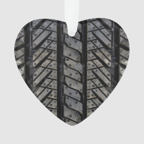 Black Tire Rubber Automotive Decor Ornament
