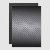Black to Gray Diamondplate Steel Look Art (Front/Back)
