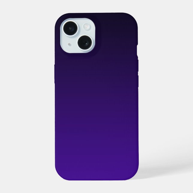 Black to Purple Gradient Iphone Case (Back)