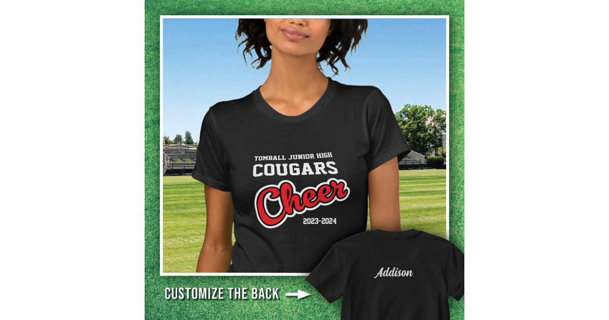 Cougars Shirt Cheer Mom Shirt School Spirit Shirts Team 