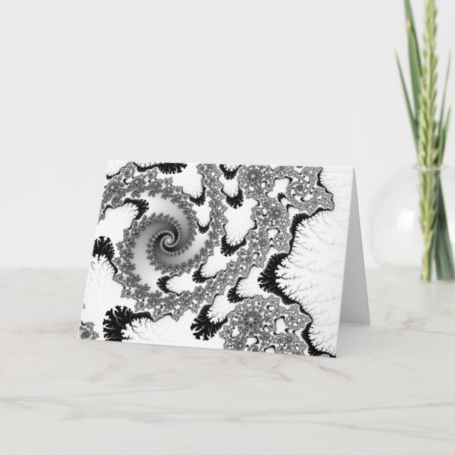 Black Tongues Greetings Card (Front)