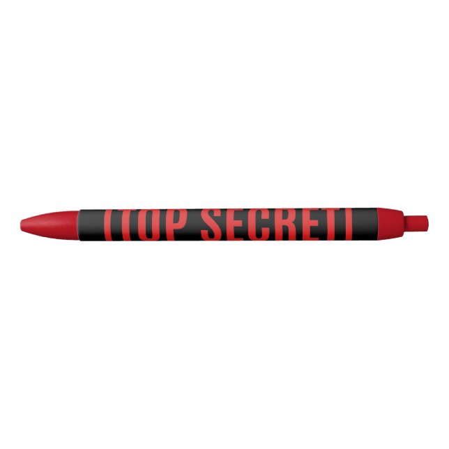 Black Top Secret Pen (Front)