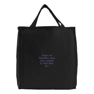 Black Tote Bag with a saying on it. 