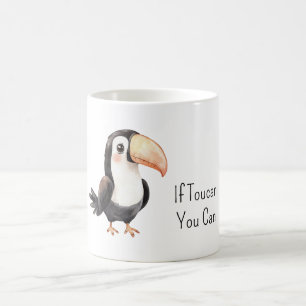 Black Toucan Bird Coffee Mug