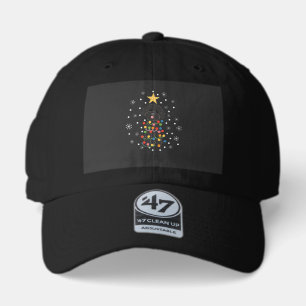 Black Toy Poodle Christmas Tree Classic T-Shirt 47 Brand Hat