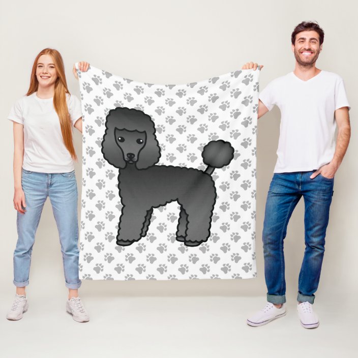 poodle throw blanket