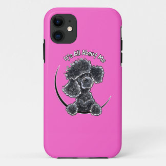 Black Toy Poodle IAAM iPhone 11 Case