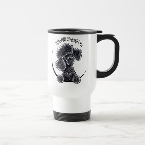 Black Toy Poodle IAAM Travel Mug