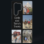 Black Travel Memories Samsung S22 Ultra Case<br><div class="desc">Black Travel Memories Samsung S22 Ultra Case.  Check out this black phone case that you can customize with your own travel photos.  Customize your names and what you want to say on it also.</div>