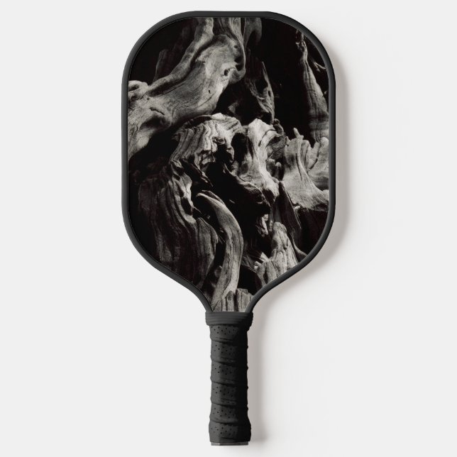 Black Tree Bark Pickleball Paddle (Front)