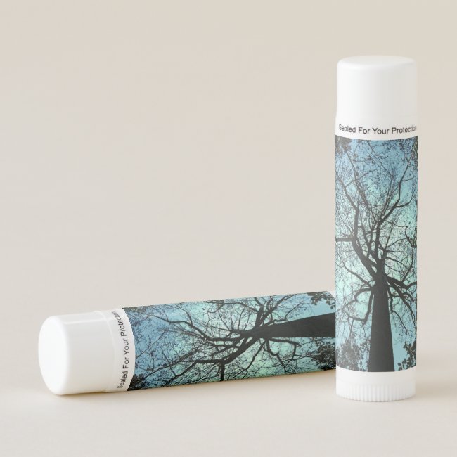 Black Tree Branches and Blue Sky Lip Balm
