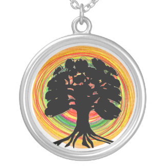 Black Tree Necklace