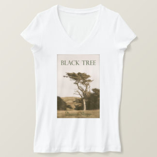 Black Tree Women's V-Neck T-Shirt