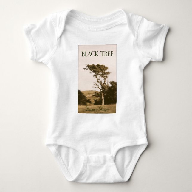 Black Tree Women's V-Neck T-Shirt (Front)