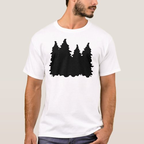 Black Trees  T_Shirt