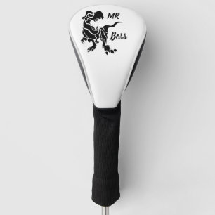 Black Trex the Boss Dino Golf Head Cover