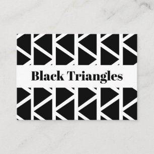 Black Triangle  Business Card