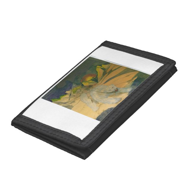 Black TriFold Nylon Wallet (Bottom)