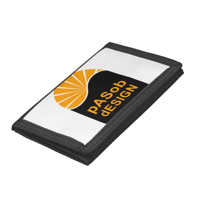 Black TriFold Nylon Wallet (Bottom)