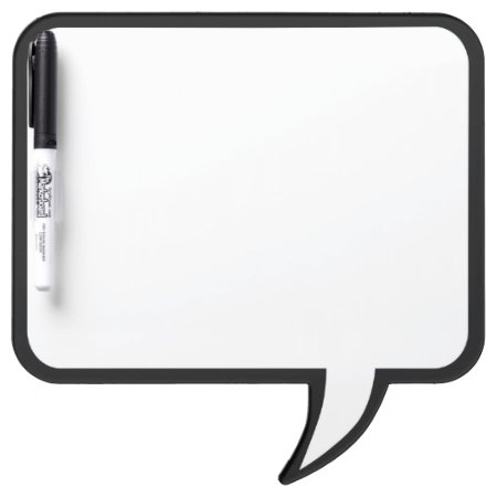 Black Trim Speech Bubble Wall Decor Customize This Dry Erase Board