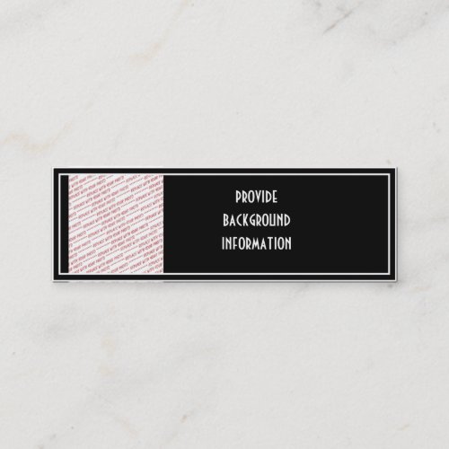 Black Trimmed Photo Template Business Card Templates