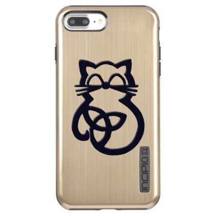 Black Trinity Knot Celtic Cat iPhone 7 Case