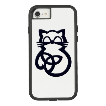 Black Trinity Knot Celtic Cat iPhone 8/7 Case