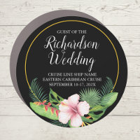 Black Tropical Guest Of Wedding Cruise Door