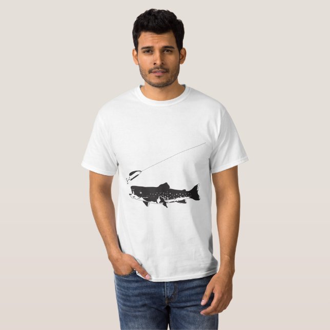 Black trout T-Shirt (Front Full)