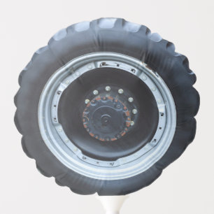 Black Truck Wheel Balloon
