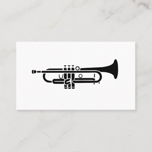 Black Trumpet Logo Business Cards