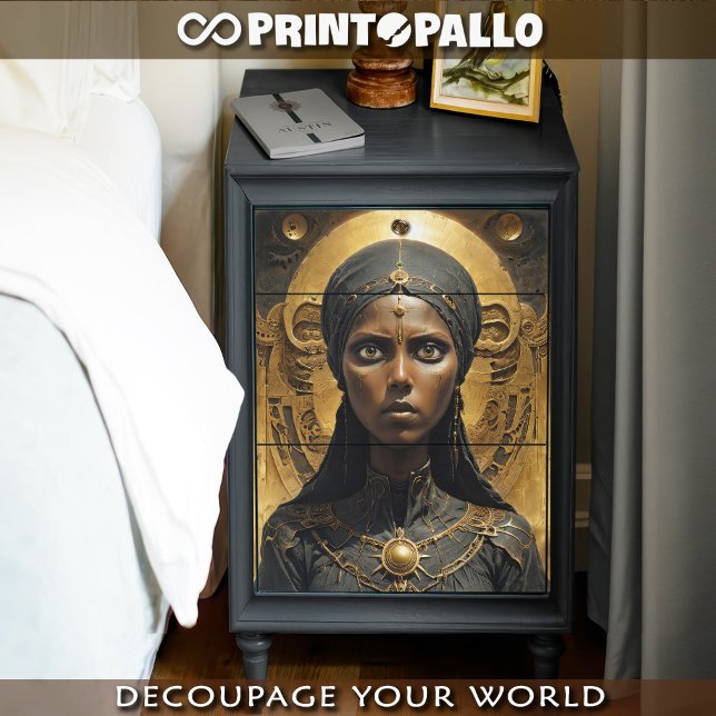 Black Tuareg woman princess  Tissue Paper (Creator Uploaded)