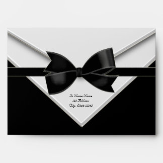 Black Tuxedo Black Tie Black Envelopes