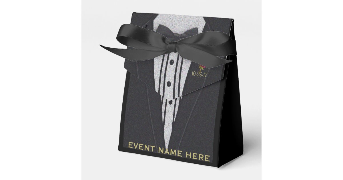 Black Tuxedo Gift Box Zazzle