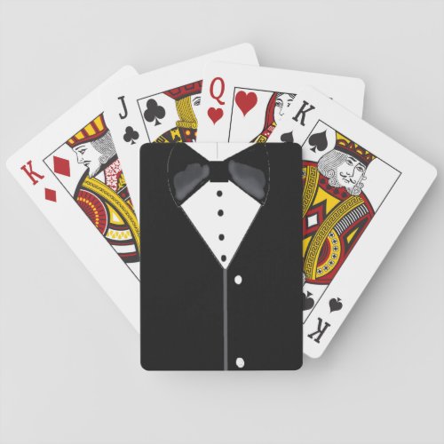 Black Tuxedo Poker Cards