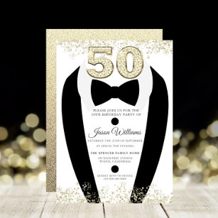 For Men 50th Birthday Invitations & Invitation Templates | Zazzle