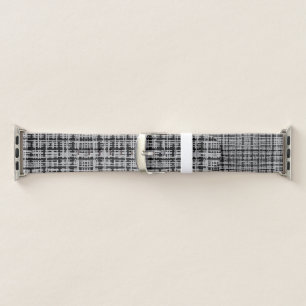 Black Tweed Modern Neutral Apple Watch Band