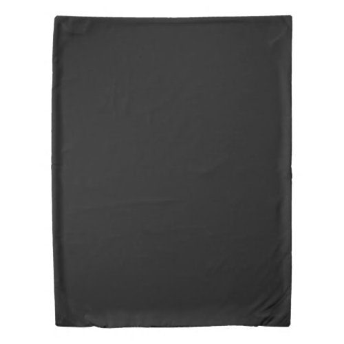 Black Twin Size Duvet Cover