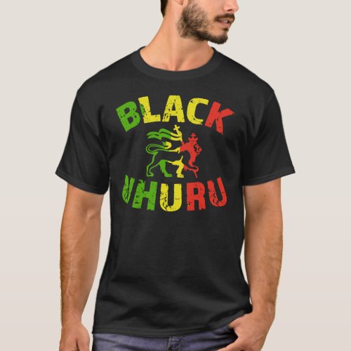 Black Uhuru Jamaican Lion Classic T_Shirt