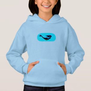 black underwater mermaid hoodie