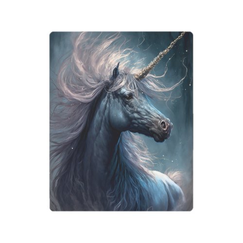 Black Unicorn Fantasy Art