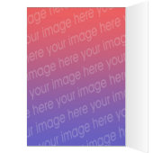 Black Unicorn Fantasy Horse Art Photo Card (Inside (Left))