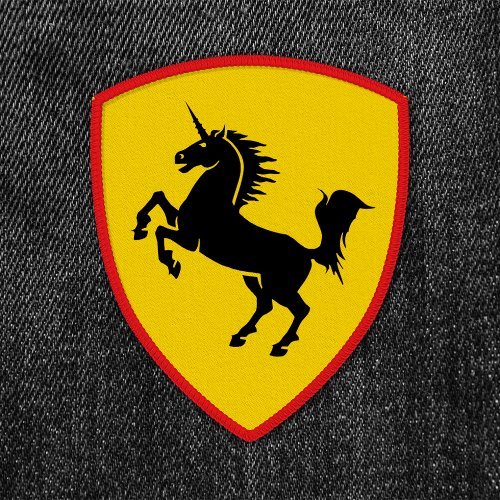 Black Unicorn Patch