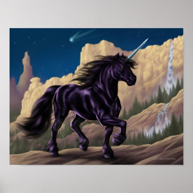 Black Unicorn Poster (Front)
