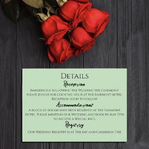 Black Unicorn Purple Red Sage Flowers Enclosure Card