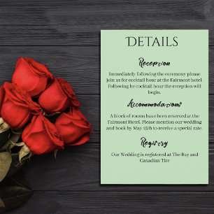 Black Unicorn Purple Red Sage Flowers Enclosure Card