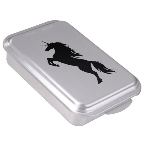 Black Unicorn Silhouette Cake Pan