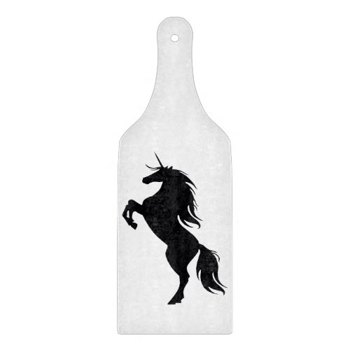 Black Unicorn Silhouette Cutting Board