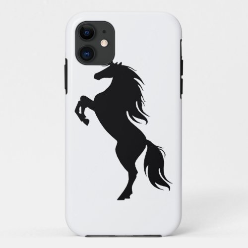 Black Unicorn Silhouette iPhone 5 Case